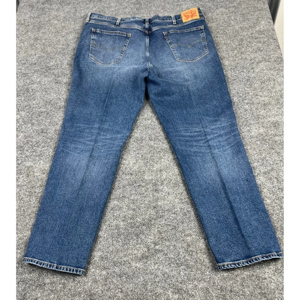 Levis 541 Athletic Taper Mens Blue Jeans 42x32 Medium Wash Stretch 18181-0433